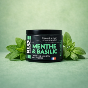 Bougie Menthe & Basilic