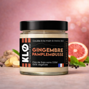 Bougie Gingembre Pamplemousse