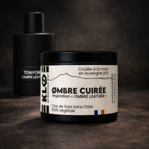 Bougie Ombre Cuirée