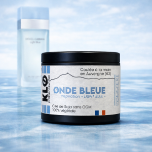 Bougie Onde Bleue