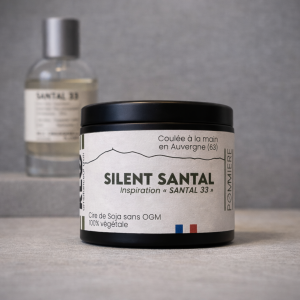Bougie Silent Santal