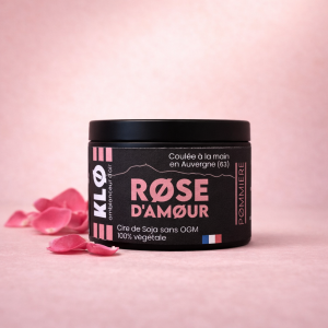 Bougie Rose d'Amour