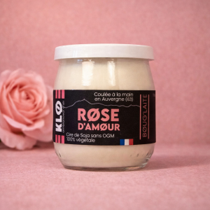 Bougie Rose d'Amour