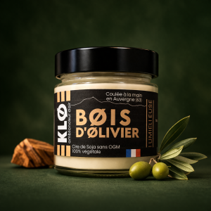 Bougie Bois d'Olivier