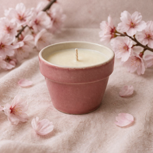 Ramequin Rose en Grès Émaillé - Fleur de Cerisier