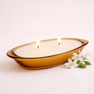 Grand Ravier Ocre - Fleur d'Oranger