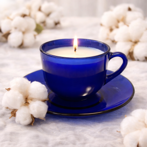 Tasse Bleue - Fleur de Coton