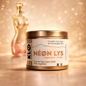 Bougie Néon Lys