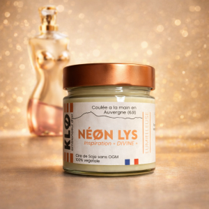 Bougie Néon Lys