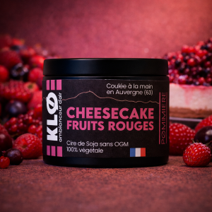 Bougie Cheesecake Fruits Rouges