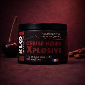 Bougie Cerise Noire Explosive