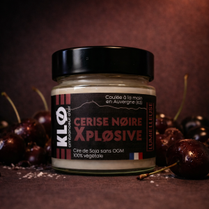 Bougie Cerise Noire Explosive